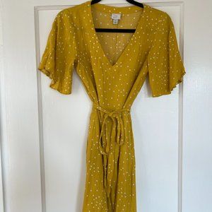 Flowy Mustard Dress